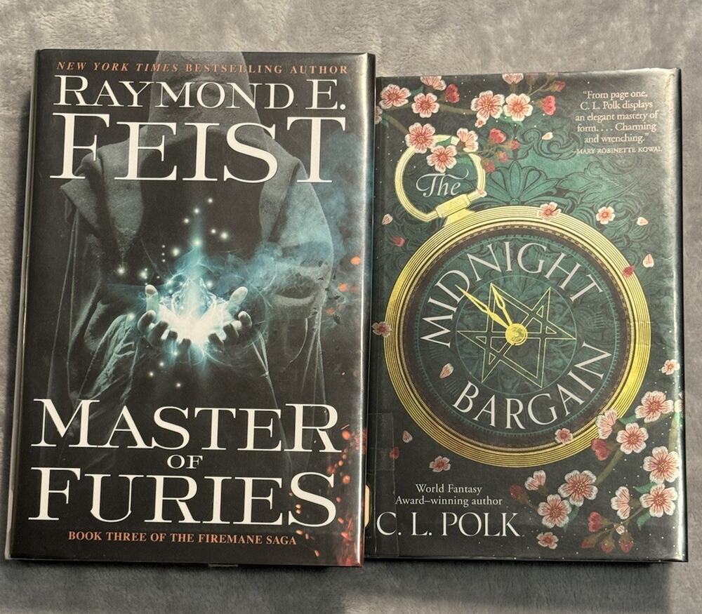 Lot Master of Furies Book 3 Firemane Saga Hardcover Geist Midnight Bargain Polk